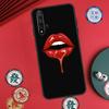 Sexy Lips KISS For Huawei Nova Y73 Y72 Y90 Y70 Y60 Y91 Y61 12s 12i 11i 8i 9 10 SE P40 Lite P60 P30 Pro Case