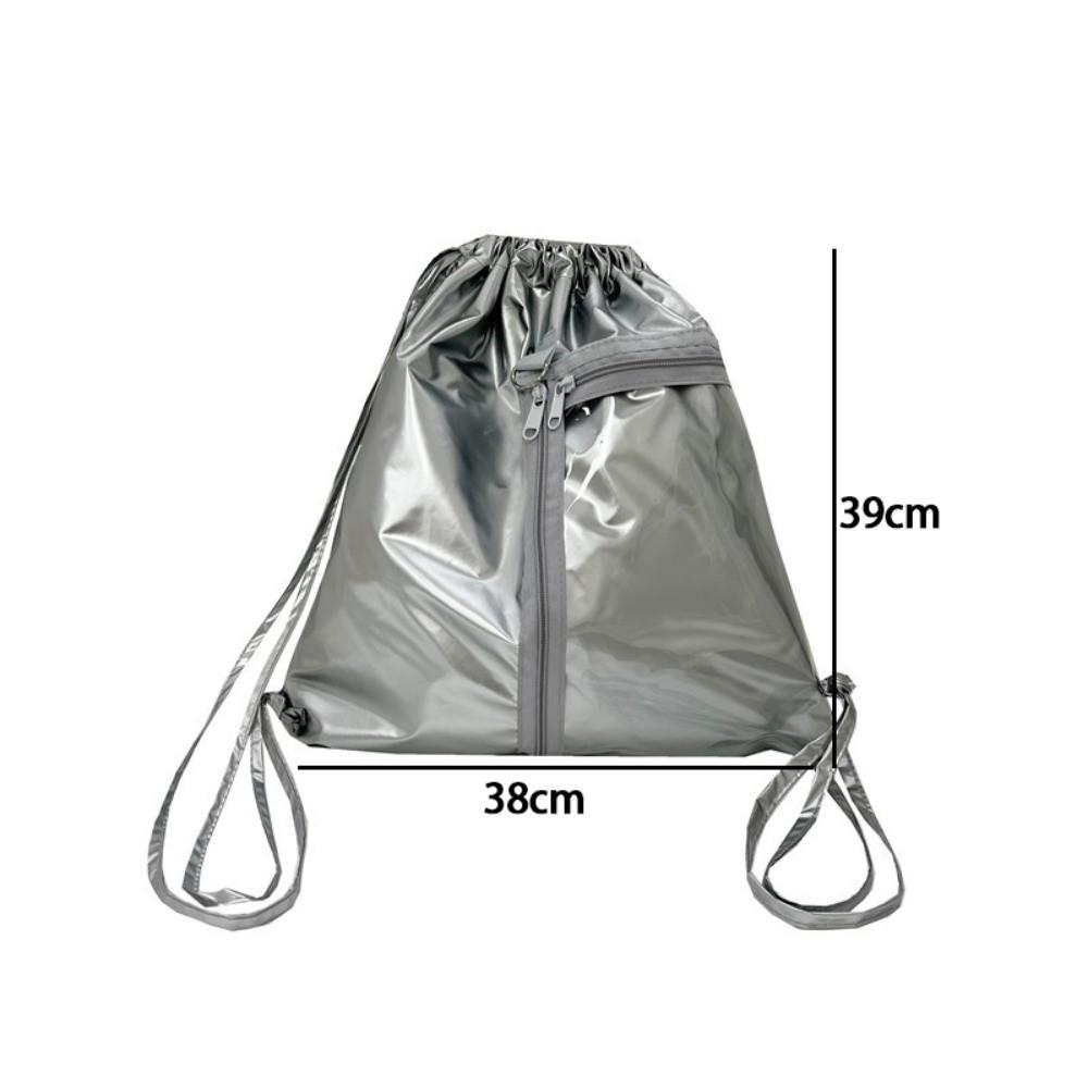 High Quality Transparent Drawstring Backpack Casual Multifunctional Doll Storage Bag Lightweight Large Capacity Shoulder Bag