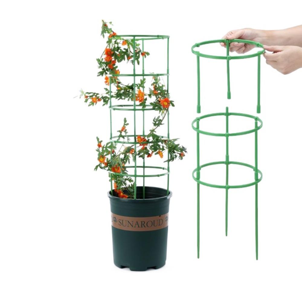 3 Sady Půlkruhových Podpěrných Kůlů pro Rostliny Odnímatelná Upevňovací Tyč pro Bonsaje Odolná Tyč pro Popínavé Rostliny