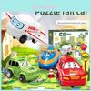 Childrens Diy Puzzle Track Car Set Toy For Creative Play Gift