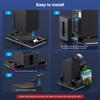 Ulepszona podstawka chłodząca do konsoli Xbox Series X, pionowy dostęp do stacji dokującej do ładowania