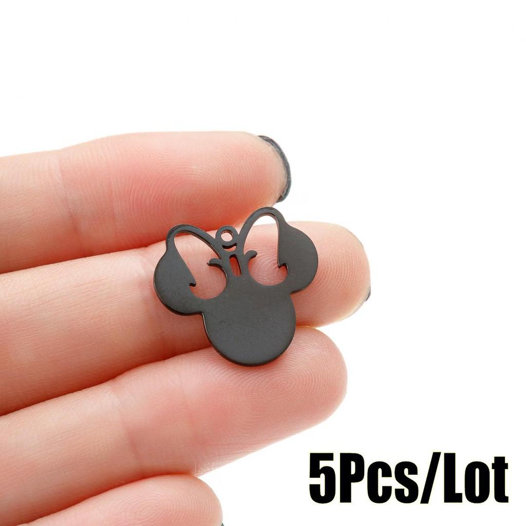 2025 DIY Stainless Steel Cross Pendant Necklace Accessories - 5-Pack