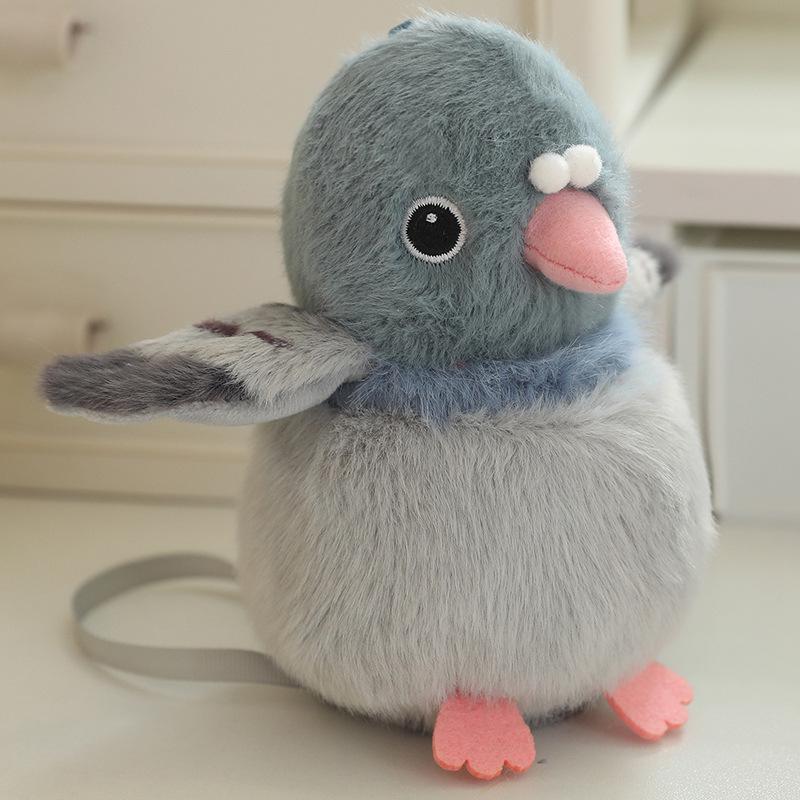 Cute Little Bird Sloth Mouse Plush Toy - Parrot Dinosaur Animal Bag Pendant Doll