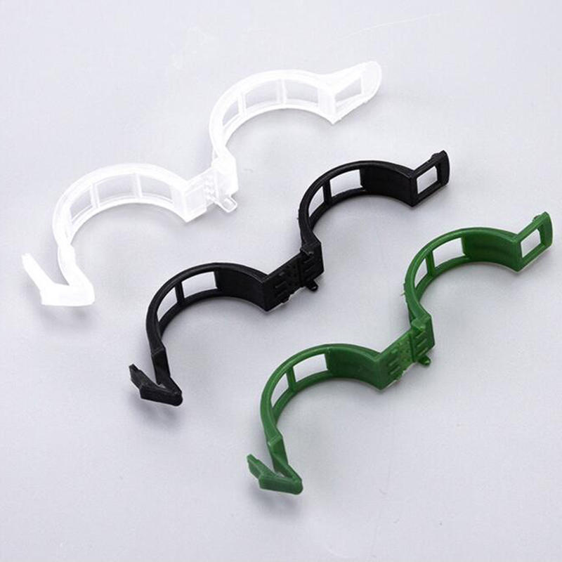 100PCS Garden Plant Flowers Tied Bundle Branch Clamp Clip Class Tools Flowers Vegetables Vine