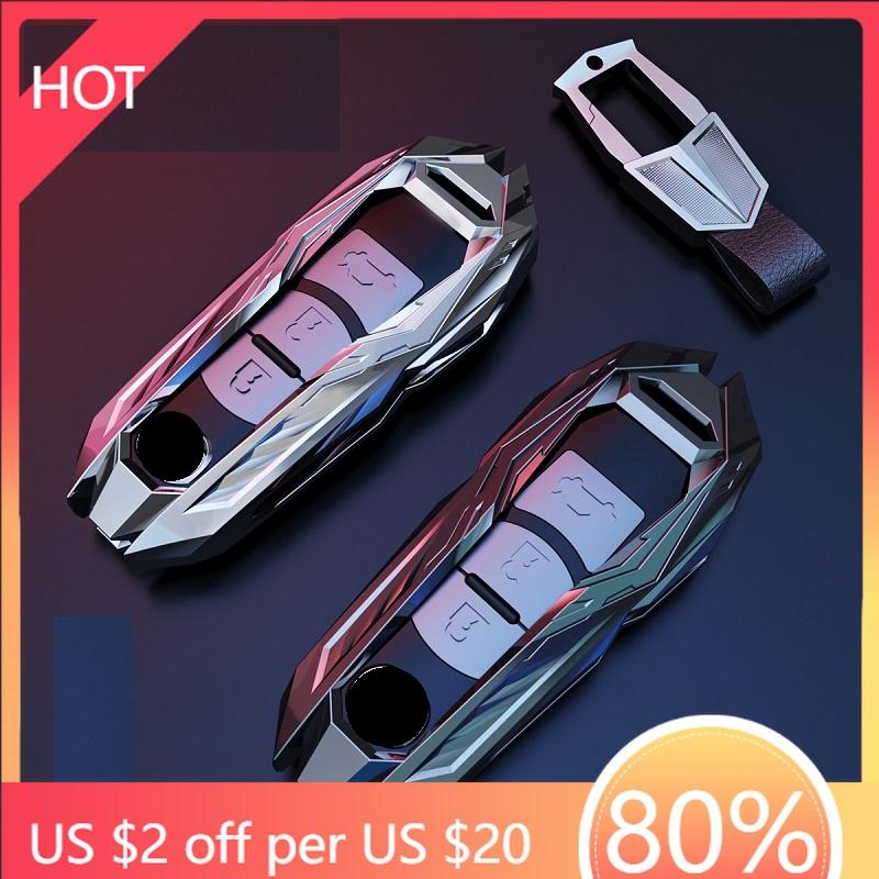 Styling Mouldings New metal Car Remote Key Cover key Case For Mazda 2 3 6 Atenza Axela CX-5 CX5 CX 5 CX-7 CX-9 2015 2016 2017 20