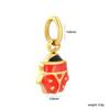 2026 New Waterproof 18K Gold Plated Stainless Steel Oval Heart Shape Cubic Zirconia Pendant Charms for DIY Jewelry Making