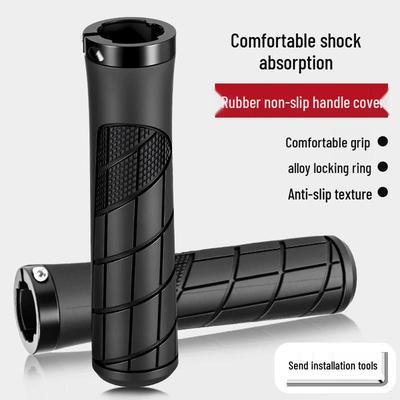Silicone Sheep Horn Bike Handlebar Grips for Mountain and Kids' Bikes