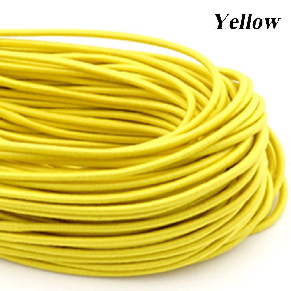 3mm 10m New DIY Line Craft Sewing Rope Round Rubber Colorful Elastic Band
