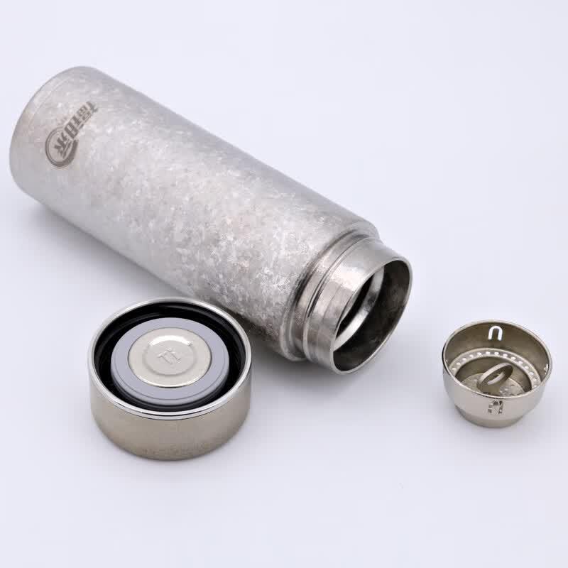 Fubolai FB-9806 Pure Titanium Business Thermos with Tea Infuser