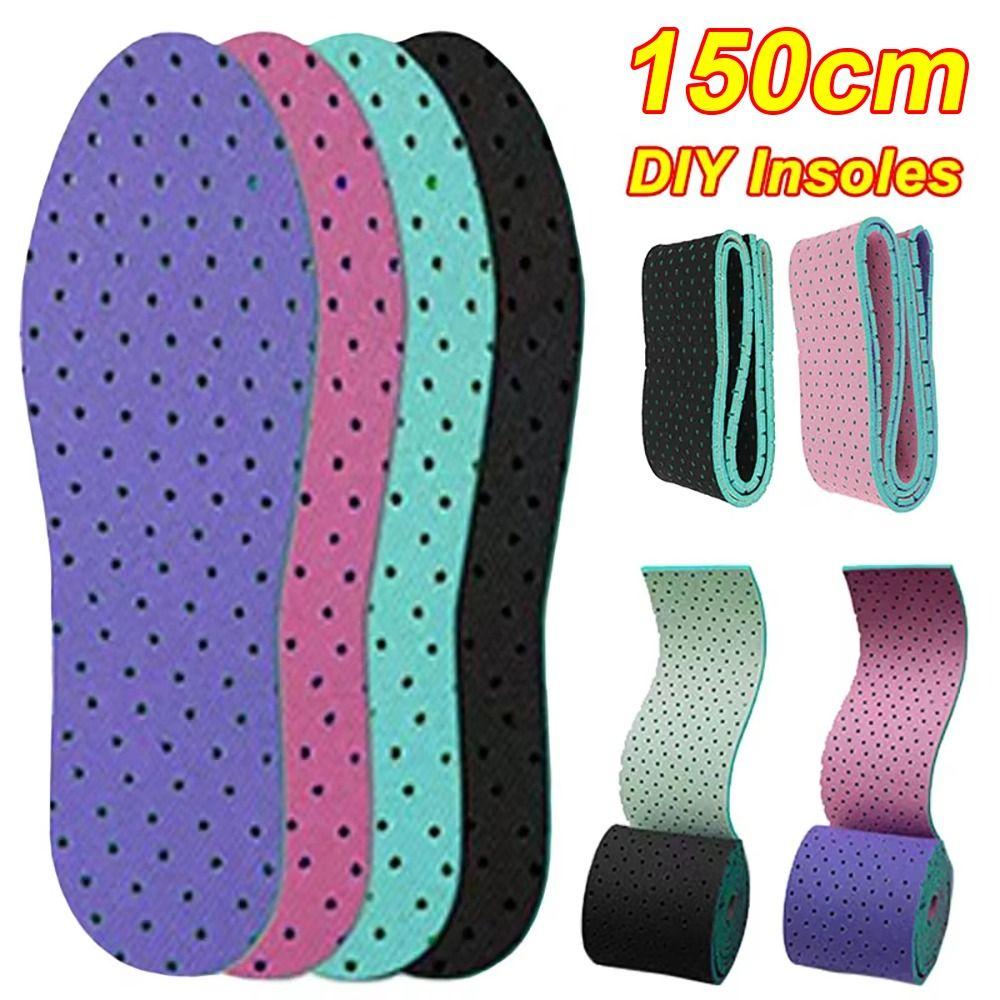1Pcs Double Sided Available DIY Cuttable Insoles Universal Shoe Inserts New Soft Shoes Pad