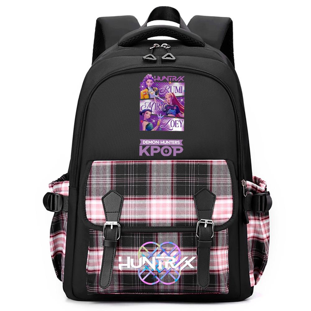 Anime Cute Cartoon K-Pop Printed Large Capacity Backpack for Teenger Student Girl Boy Schoolbag Bookbag Women Waterproof Travel Bag Mochila Kid Gift