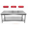 Baoshian 304 Stainless Steel Double Layer Workbench