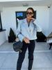 2024 European & American Women's Autumn/Winter Woolen Jacket with British Suit Collar