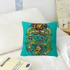 Vintage Landscape Colombia   Pillow Covers Cartoon Sofa Decorative Home Double-sided Printing Short Plush Cute Cushion Cover