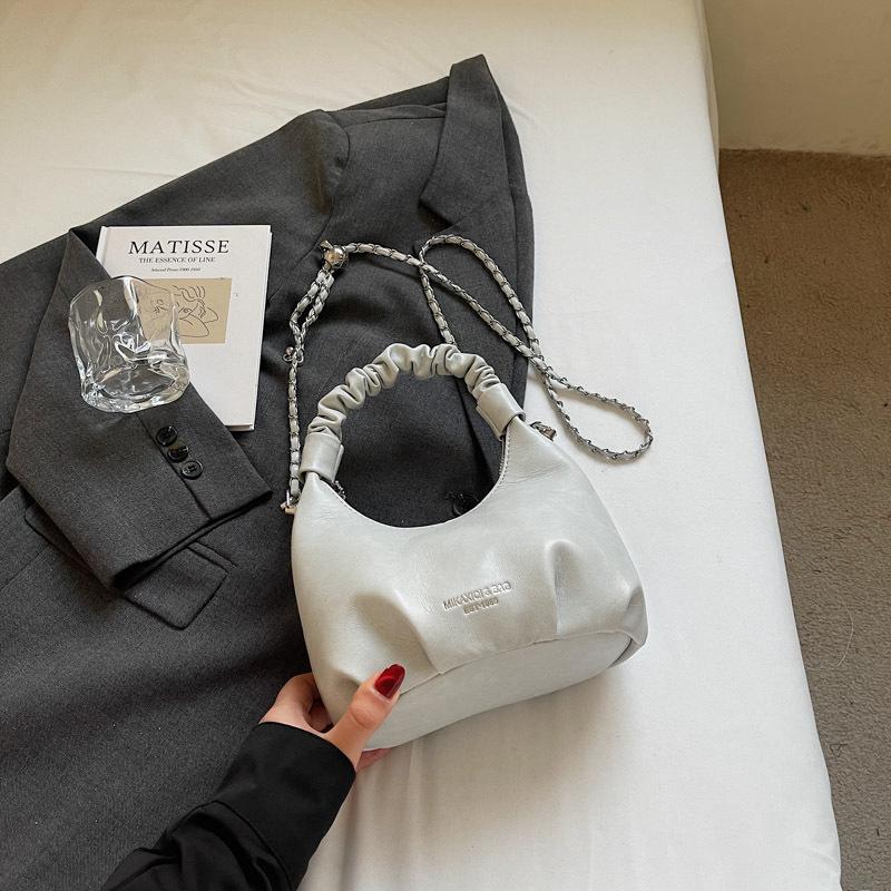 High-end Hand Bag Women's 2025 New Trendy Spring Popular Fashion Commuter Shoulder Messenger Bag Dumpling Bag