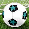 1pc Blue Star Soccer Ball Size 5 Football Machine Sewn Indoor/Outdoor Universal Football Q53