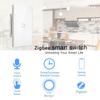US Standard Zigbee Smart Glass Switch with Alexa Voice Control, App Support, and Customizable Single Zero Fire Switch