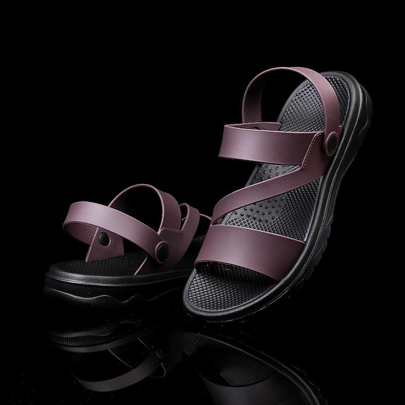 Mens Summer Sandals Outdoor Breathable Casual Sandalias 2025 Non Slip Beach Shoes Formal Office Walking Flats Non Slip Big 47