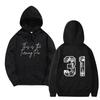 Women's And Men's  Fashionable Hooded Long Sleeved Printed Casual Pullover Unisex Sweatshirt Top