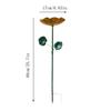 Bird Baths Vintage Flower Iron Decoration Flower Bird Bath For Feeding Home Garden Backyard Courtyard Landscaping Park Outdoor