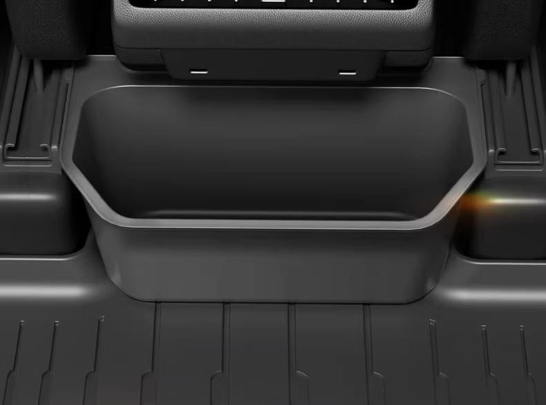Suitable for Tesla Model Y Armrest Box Rear Storage Organizer and Car Trash Bin