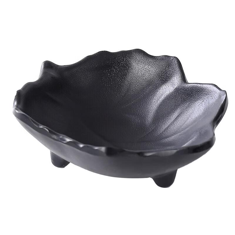 Jing Zhou Yuan Commercial Melamine Black Dipping Dishes