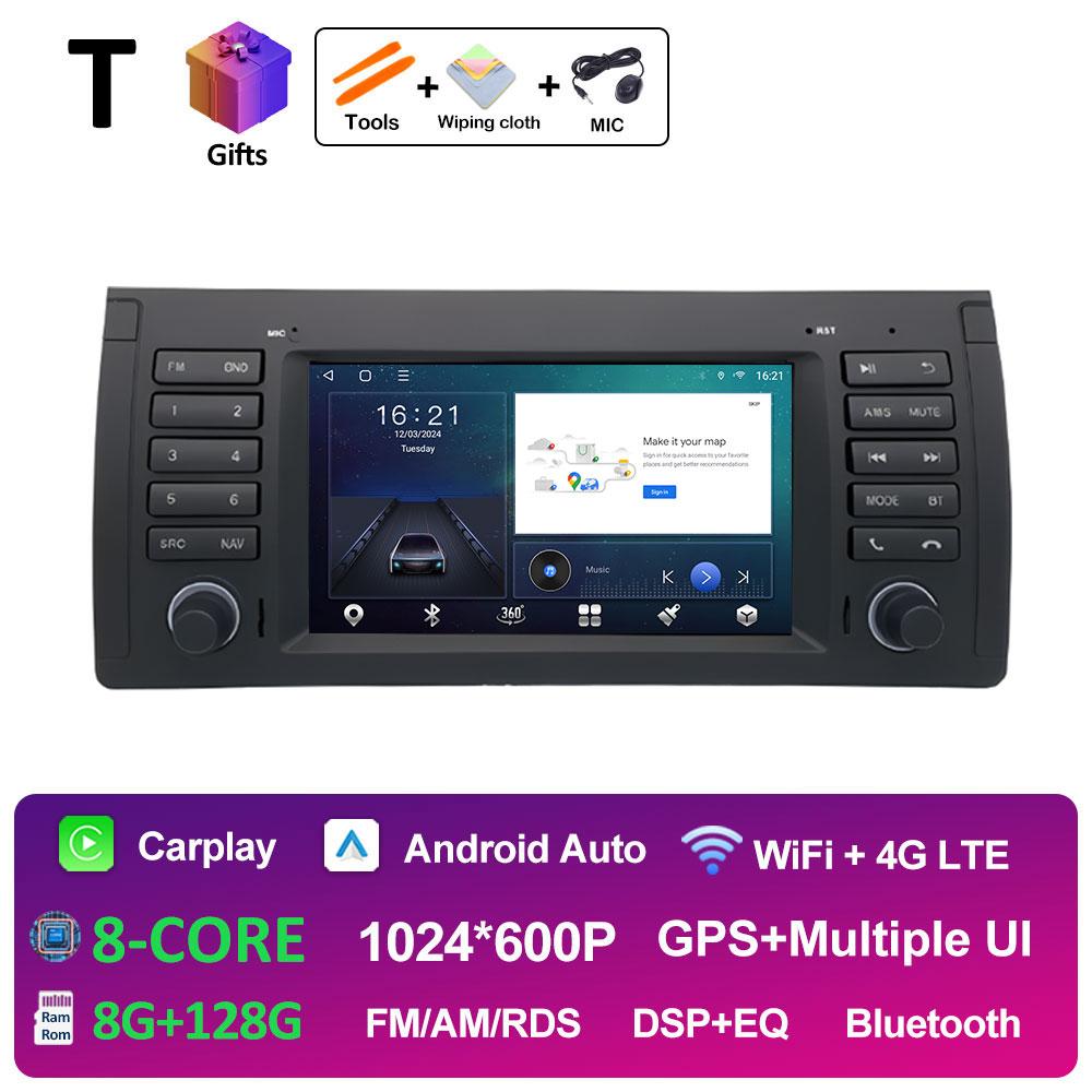 Wireless Carplay Android Auto For BMW E53 QLED IPS Screen Cooling fan Bluetooth WIFI DSP Stereo Autoradio Intelligent System 4G