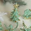 Christmas Ornament Christmas Tree Pendants Snowflake Butterfly Pendant Christmas Supplies Hanging Ornament suministros navideños