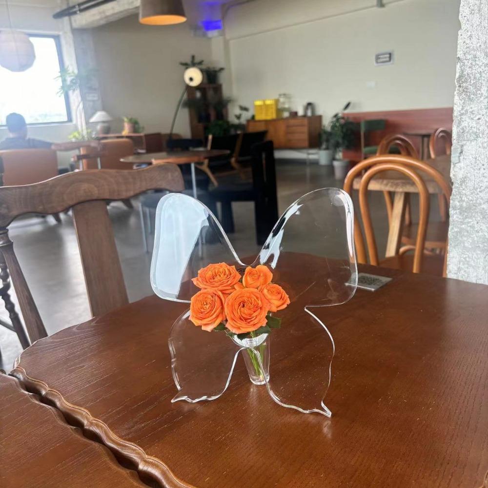 

Новое искусство гидропонная цветочная композиция принадлежности акриловые украшения ваза для картин прозрачные вазы прозрачный