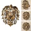 Lion Head Shape Hollow Lion Head Statue Gold Large Lion Head Sculpture  Bedroom