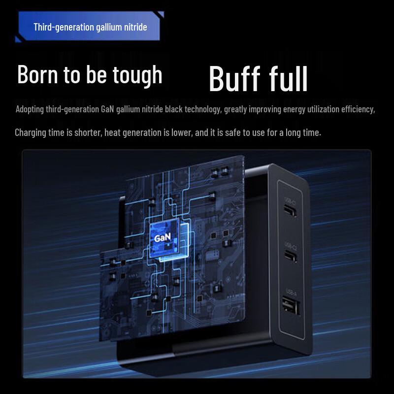 Lenovo Thinkplus Light Shadow Series 140W GaN 3-Port Charger