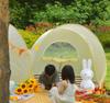 Portable Outdoor Tent for Kids: Spacious, Sun-Proof, Ideal for Camping, Picnics, and Play.
