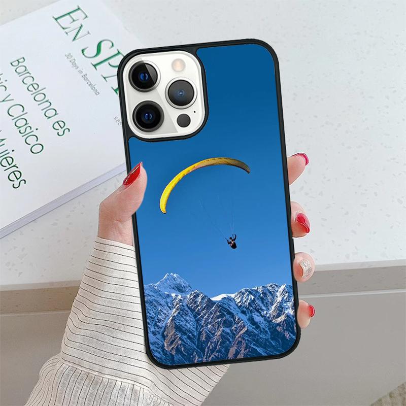Paragliding Sport Phone Case Cover For iPhone 17 Air 15 16 16e 14 13 Pro Max Fundas 12 11 Pro Max PLUS 7PLUS Mobile