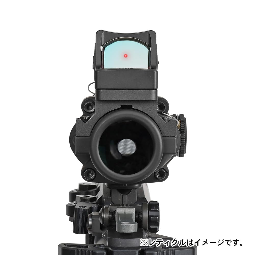 Ryohin Buhin Evolution Gear 4x Scope & Dot Sight Combo for COG TA31 ECOS RMR, Standard QD Mount, Black