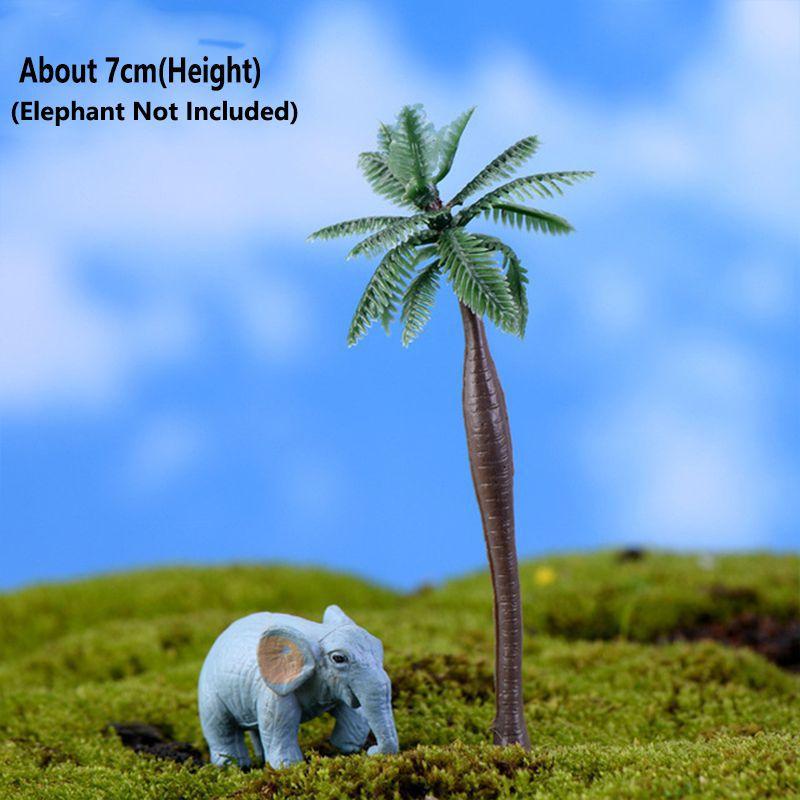 

Микро DIY Пейзажное Дерево Миниатюрное Искусственное Растение Сад Дом Орнамент Декор Coconut Tree