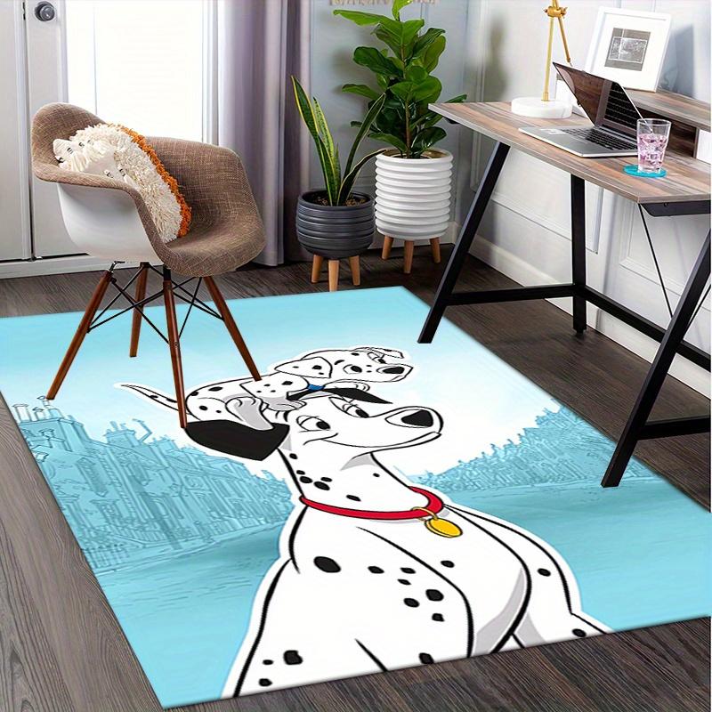 Office Rug Dalmatian, puppy theme 3D Printed Anti-Slip Rug-Machine Washable for Living Room