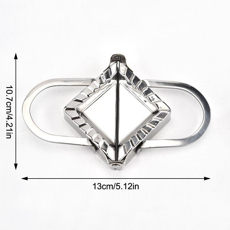 Edelstahl Teigtaschenformer, Quadratische Ravioli-Ausstecher, Teigformwerkzeuge Edelstahl Gebäckformen