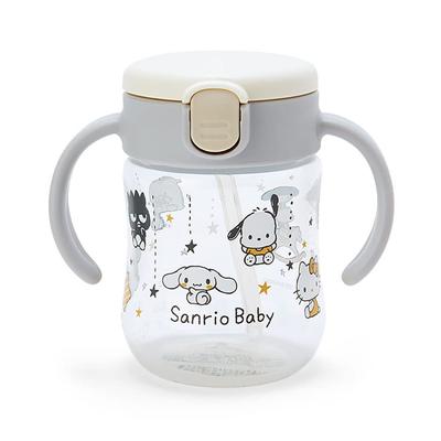 Sanrio Polypropylene Sanrio Characters Richel Straw Mug Star Gray 693481 (Sanrio Baby) (PP) (Sanrio Baby)