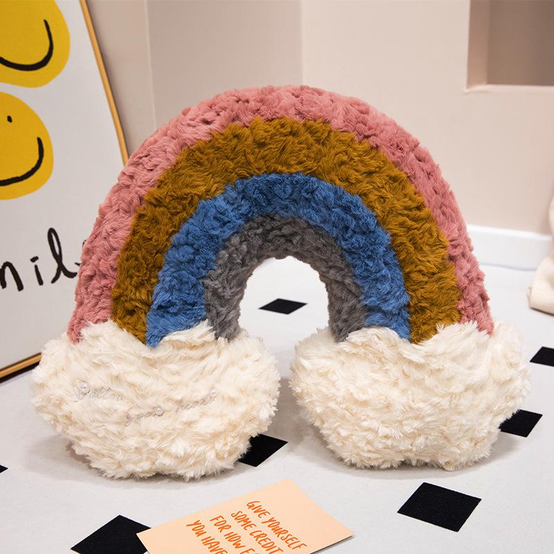 

Серия «Звездное небо» Подушка Кружево Плюшевая игрушка Звезда Облако Радуга Кукла Кукла Спящая кукла Диванная подушка 48x36cm