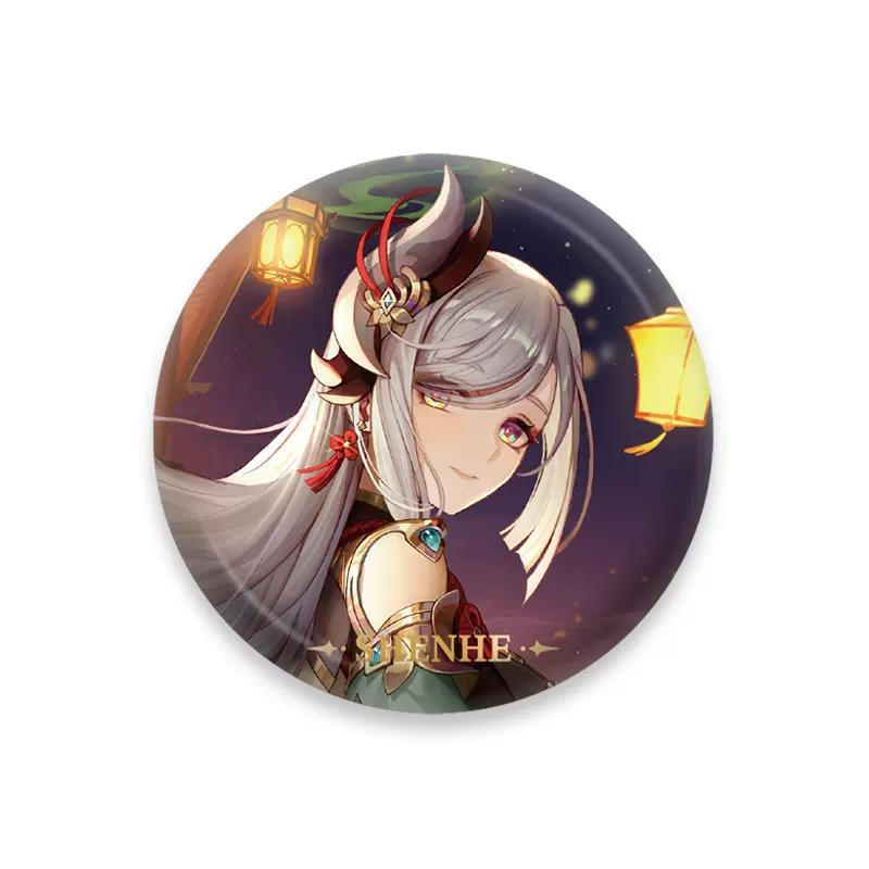 Sunsyea Genshin Impact Official Merch miHoYo Original Authentic Theme Series Badge Xiao Kazuha Zhongli Shogun Venti Klee Yelan
