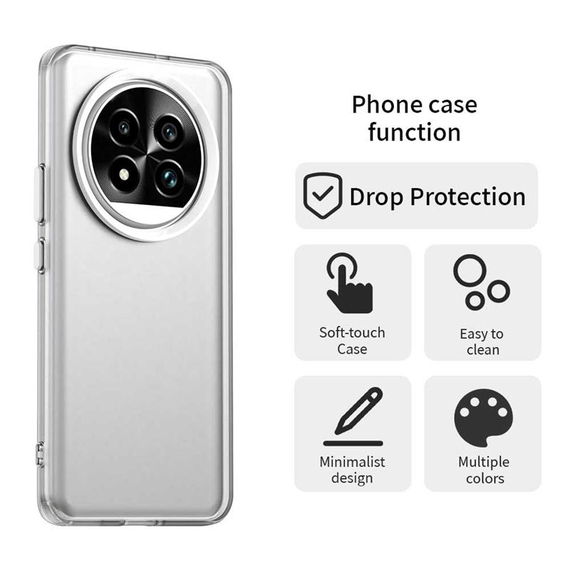For Realme 13 Pro Plus Case Cover OPPO Realme 13 Pro Plus Capas Bumper Shockproof Frosted Matte Clear Fundas Realme 13 Pro Plus