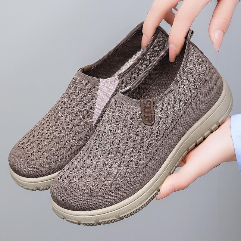 

Мягкая подошва Легкие туфли для мам Толстая подошва Повседневная обувь 41