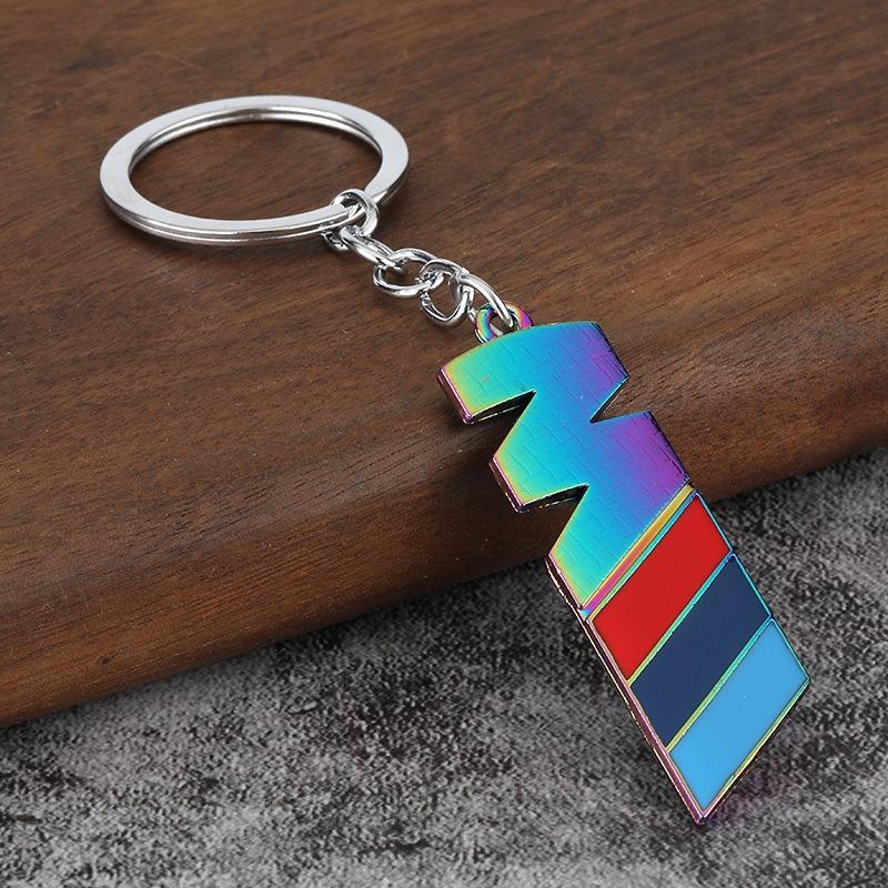 Car Badge Keychain Zinc Auto Key Ring Accessories Keyring For BMW M Emblem 1 3 4 5 6 7 Series X1 X3 X5 X6 X7 G20 F20 F39 F48 E46 gjvc84