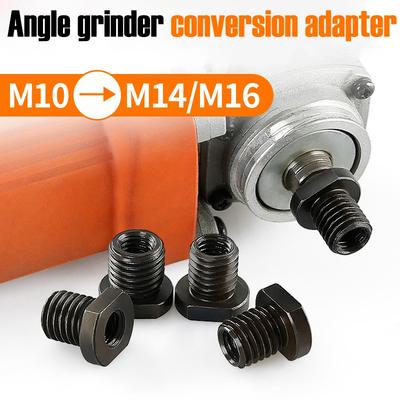1Pc Angle Grinder Thread Conversion Adapter M10 M14 16 Nut Connecting Rod Internal To External Thread Power Tool DIY Accessories