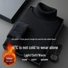 Autumn/Winter 2025 Men's High-Neck Wool Blend Plush-Lined Sweater