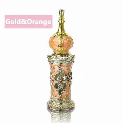 Royal Dubai Style Decoration Gifts Arabian Style Cosmetic Container  Bottles Refillable Bottles Essential Oil Bottles