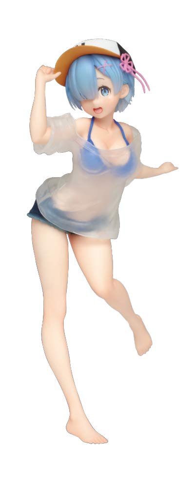 ReZero - Starting Life in Another World Precious Figure Rem T-Shirt Swimsuit Ver. Prize Taito белый