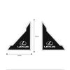 QDDY3 4Pcs Car Door Lock Shock Pad Silicone Protection Cover Valve Cap For Lexus ES LM GS IS NX RX LX RZ CT IS250 IS430 RX300 ES300H