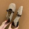 Designer Vintage Women Warm Fur Flats Shoes Fashion Shallow Belt Buckle Spring Autumn Ladies Comfort Loafers Women's Ankle Boots