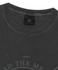 BROWNBREATH Stamp Tag Pigment Tee - Charcoal